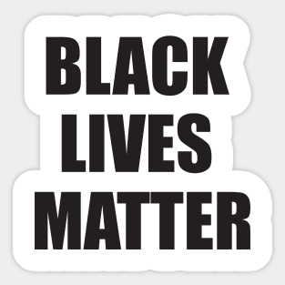 black lives matter Sticker
